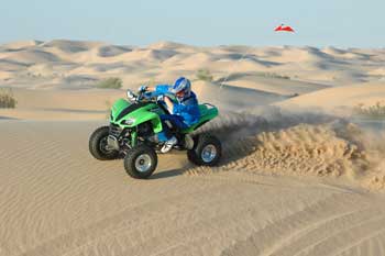 Atv In Desert