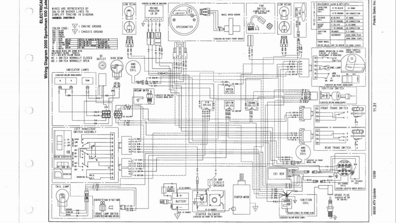 2001 Polaris Sportsman 500 Ho Wiring Diagram from atvconnection.com