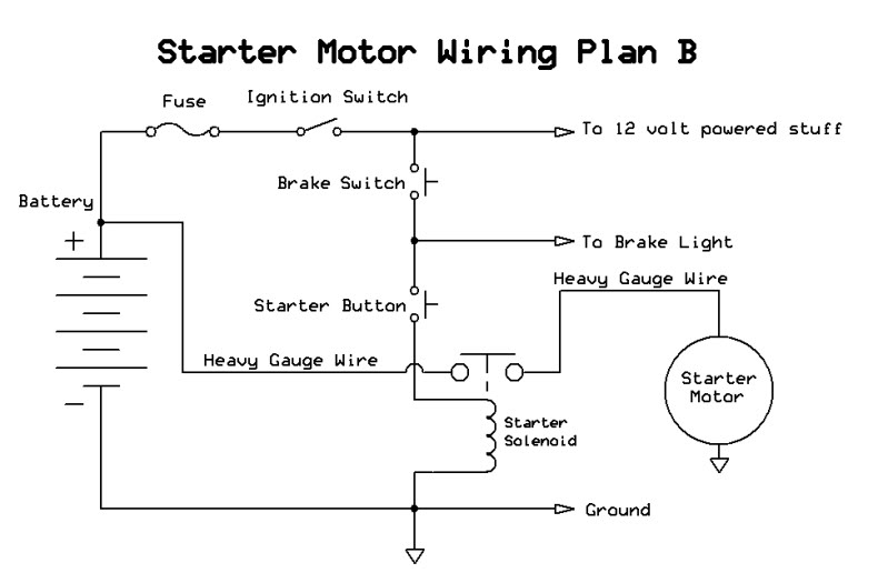 How To Wire A Push Button Starter
