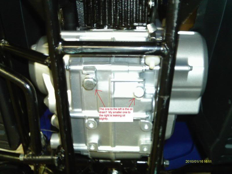110cc engine  oil  drain plug ATVConnection com ATV 