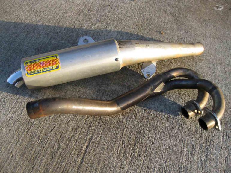 400ex Full Curtis Sparks exhaust for 450r shocks - ATVConnection.com