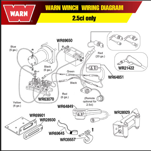 Winch install mistake - ATVConnection.com ATV Enthusiast ... warn winch 5 wire control wiring diagram 