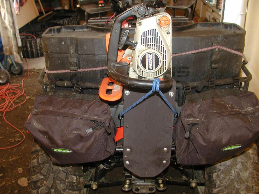 Home Made Chain Saw Carrier - ATVConnection.com ATV Enthusiast Community