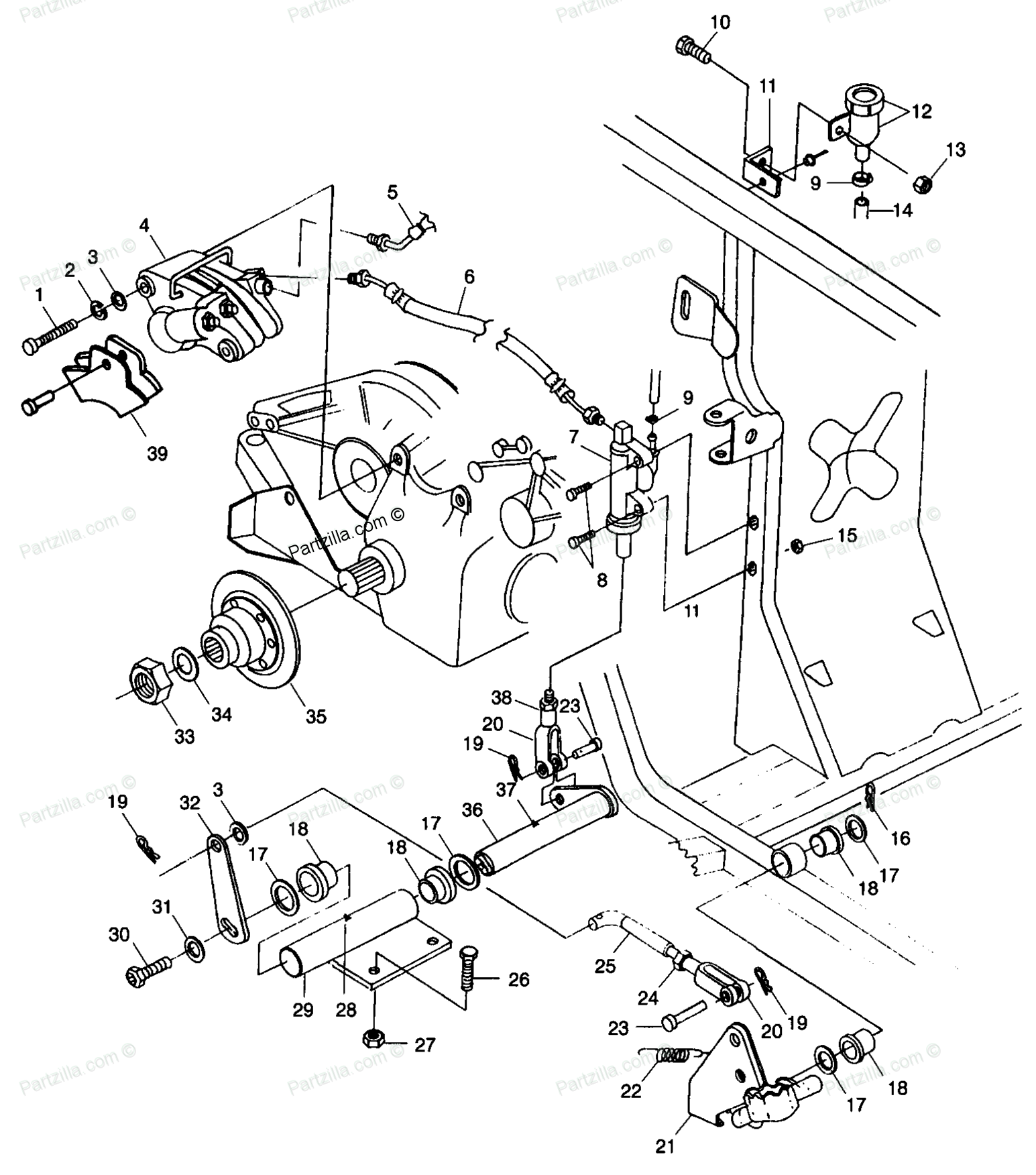 1998 Sportsman 500 Rear Brake Master Cylinder Replacement Is Different Atvconnection Com Atv Enthusiast Community