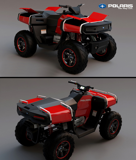 Wild ATV Concept Revealed: Integrated GPS and Hard Luggage
