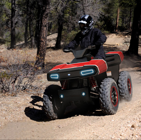 Wild ATV Concept Revealed: Integrated GPS and Hard Luggage