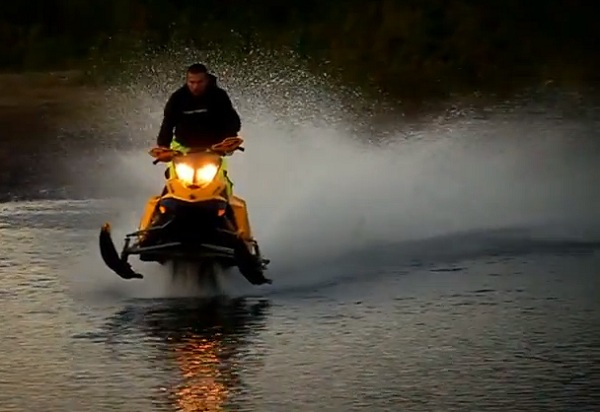 Swedish Dudes Take to the Water on a Ski-Doo 800R and Polaris iQ Shift