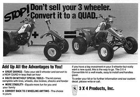 Ask The Editors: Is There Such Thing as a Factory 3 to 4-Wheeler?