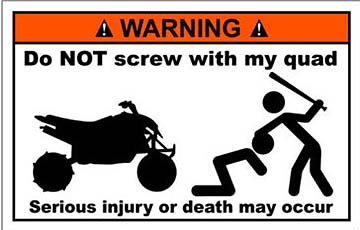 Friday Funny: Our Favorite ATV Bumper Stickers