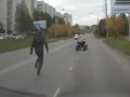 Friday Funny: Road-going ATV Outsmarts Rider