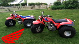 Honda Powersports Photos of the Week: Big Red Twins