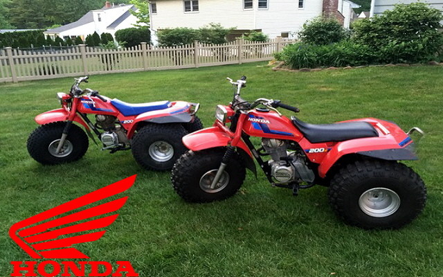 Honda Powersports Photos of the Week: Big Red Twins