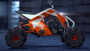 KTM ATV to Snowmobile Transformer Concept