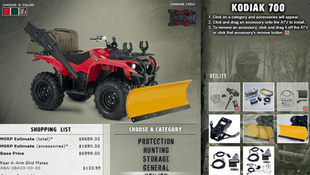 Yamaha Launches “Build Your Own” Grizzly & Kodiak