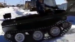 ATV Video: Homemade Tank Straight Out of Russia