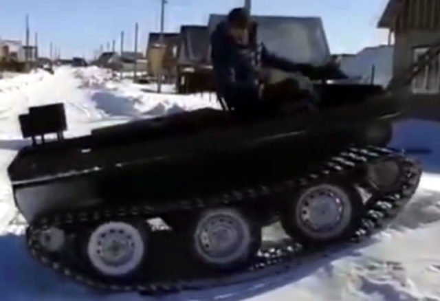 ATV Video: Homemade Tank Straight Out of Russia