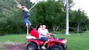 Video: ATV Powered Human Slingshot