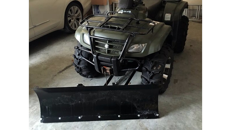 Weekly Used ATV Deal: Suzuki King Quad 4×4 with Plow