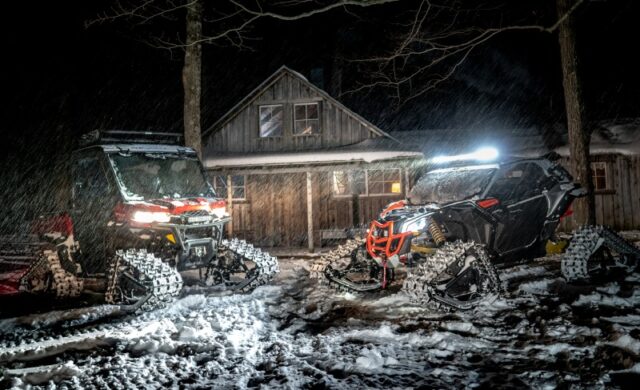 Can-Am Backcountry Track Kits Make Winter Something to Celebrate