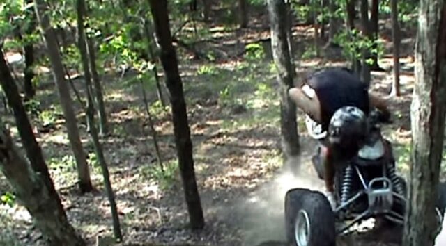 Video: Hill Climb Foiled By Tree