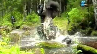 Video: ATV Creek Crossing Gone Wrong