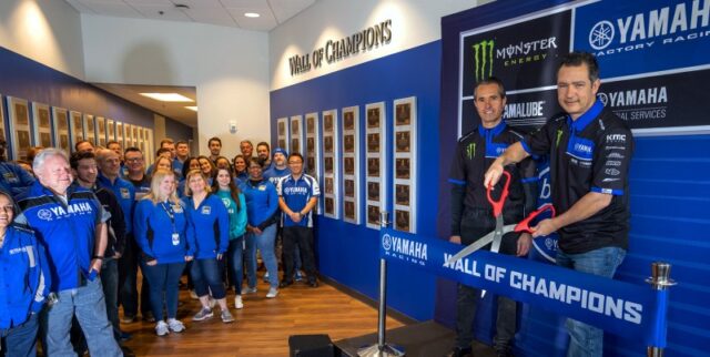 Yamaha Moves Its Wall of Champions