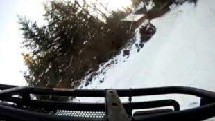 Video: Slippery Roads And A Helmet Cam