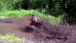 Video: Mud Crash Hurts His Pride