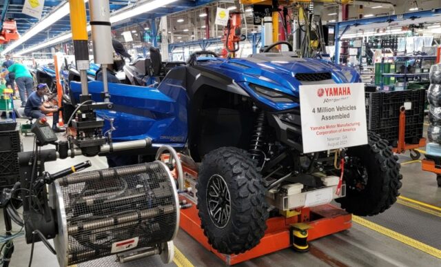 Yamaha USA Celebrates Manufacturing 4-Millionth Vehicle