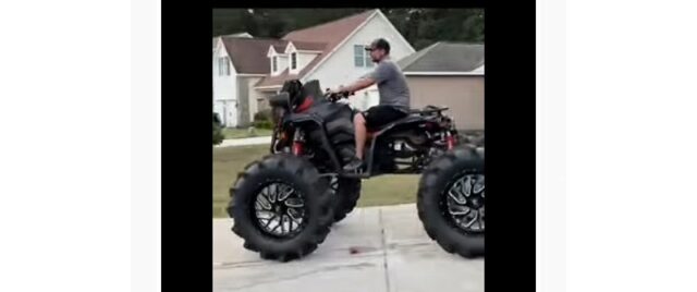 Video: When Your Quad is Like a Bicycle From the 1800s