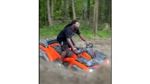 Youtube clip of ATV mud pit fail
