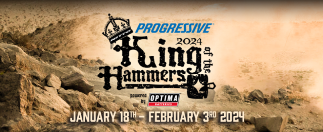 King of the Hammers header/ logo