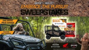 Embrace the Pursuit Sweepstakes Logo