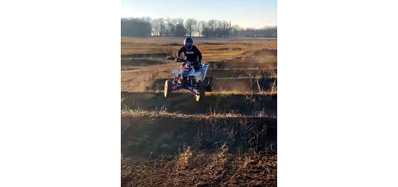 Youtube Short of Cole Richardson practicing on his 250R - ATV Motocross