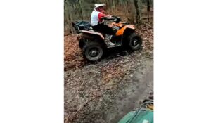 Youtube video ATV pass on trail