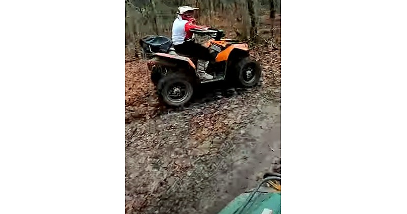 Youtube video ATV pass on trail