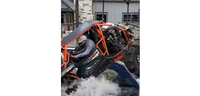 YouTube clip of RZR attacking a swimming pool