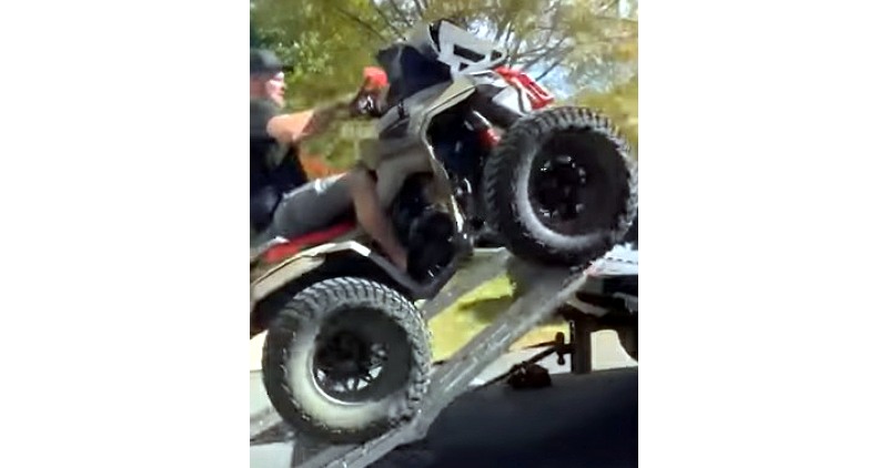 Youtube video of ATV load fail