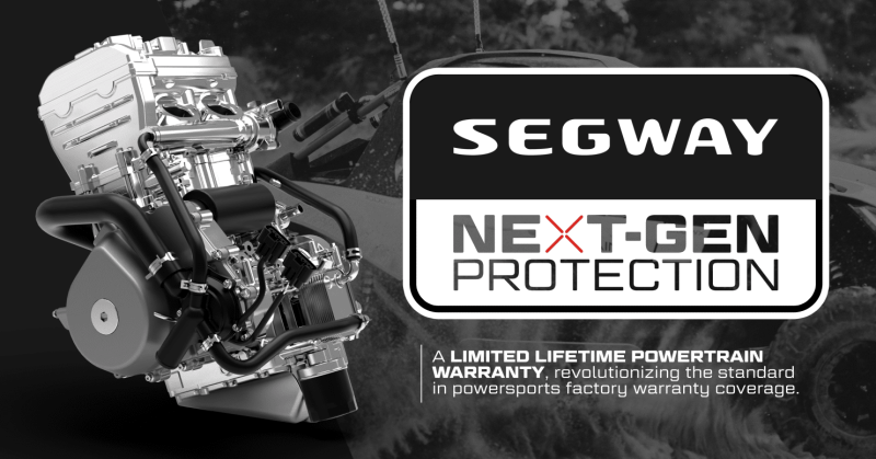 Segway Next-Gen Protection protects all internal engine and transmission components for life