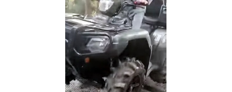 Youtube video of ATV loading fail onto trailer