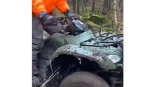 Youtube clip of new ATV versus old one in the mud