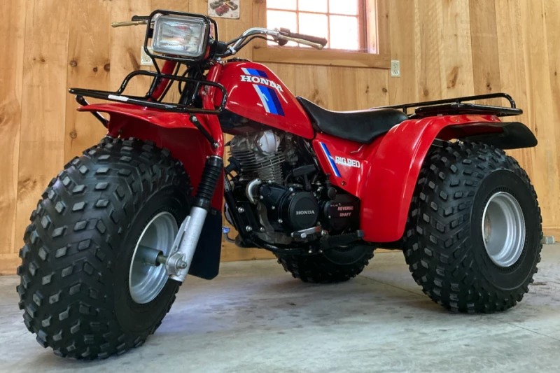 Electric start conversion Honda Big Red ATC