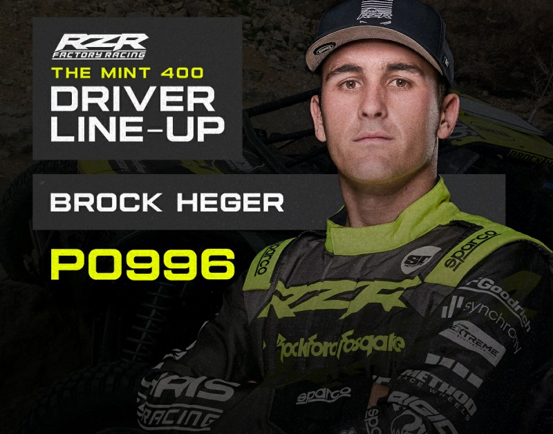 Polaris Team Factory RZR Enters the 2025 Mint 400
