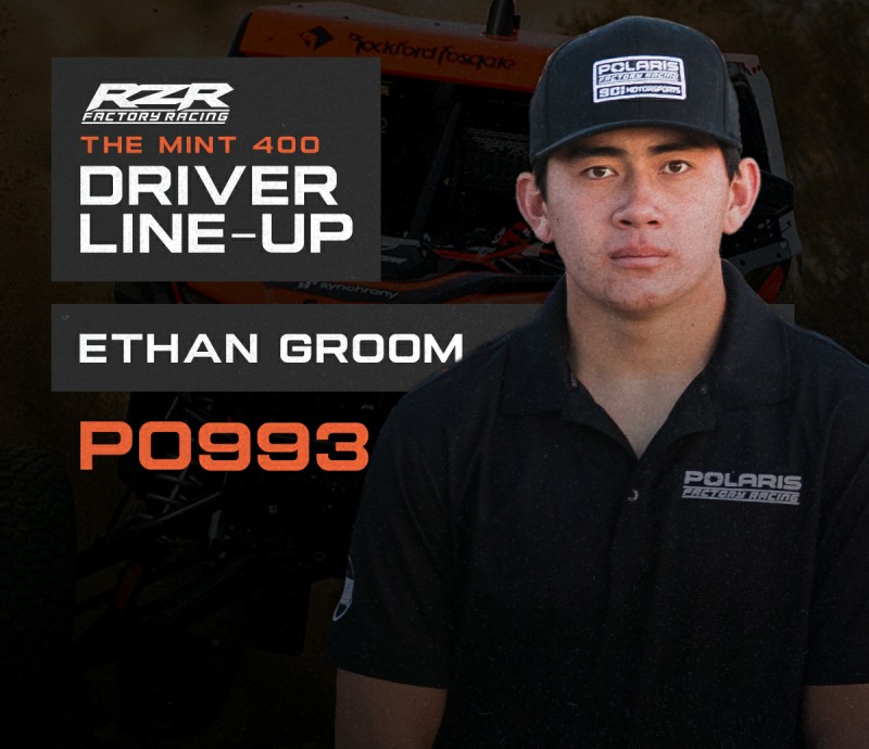 Polaris Team Factory RZR Enters the 2025 Mint 400