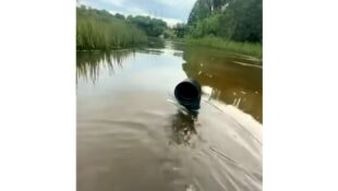 Youtube video of ATV diving underwater with snorkel kit