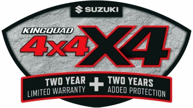 Suzuki KingQuad ATV Warranty Doubled Promo