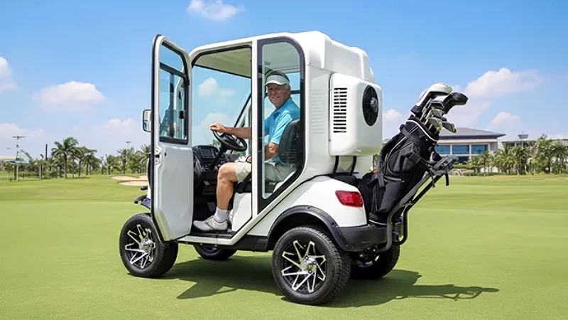 How will EV off-road vehicles having heating and AC?