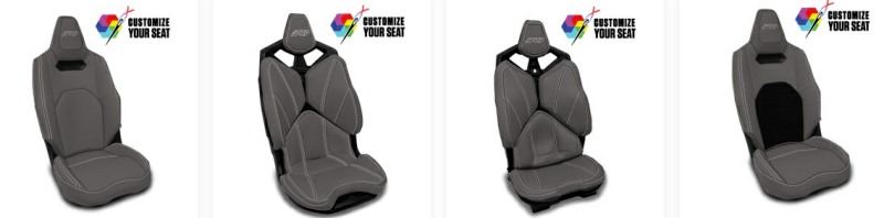 PRP custom seat covers for Polaris and Can-Am SxS