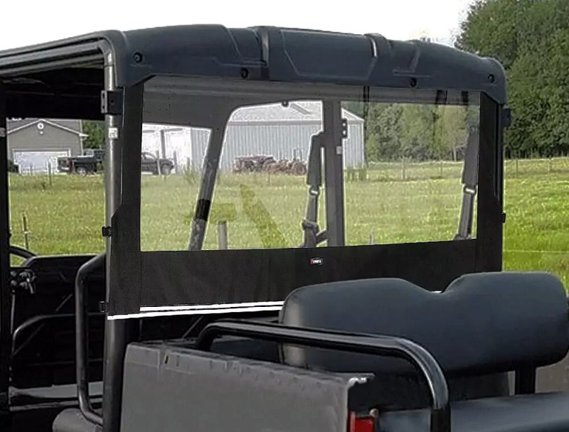 Adapting a universal rear windshield to Polaris Ranger 500