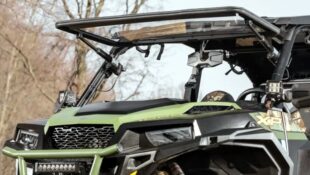 Side-by-Side flip up windshield